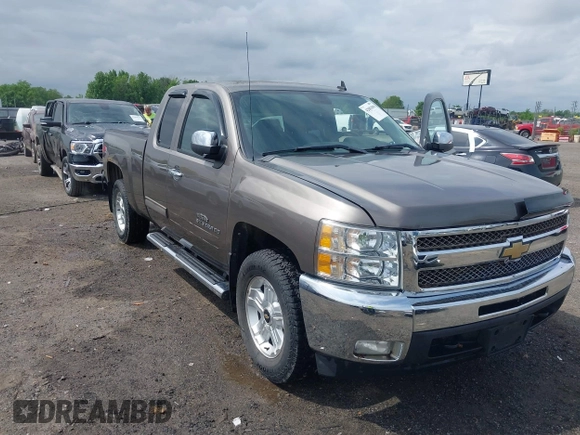 2012 Chevrolet Silverado 1500 LT with VIN 1GCRKSE77CZ197333, listed as a IAAI auction lot 42081096 with 104,928 mi miles and . Bid and sale history available at DreamBid. Image 6.