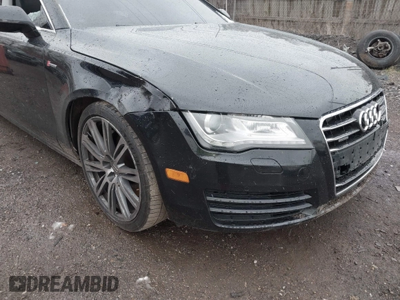 2012 Audi A7 Premium Plus with VIN WAUYGAFC0CN096027, listed as a IAAI auction lot 40881391 with 155,433 mi miles and . Bid and sale history available at DreamBid. Image 16.
