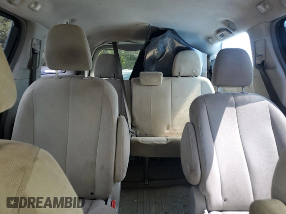 2013 Toyota Sienna L with VIN 5TDZK3DC7DS381775, listed as a Copart auction lot 57252145 with 221,160 mi miles and Salvage title. Bid and sale history available at DreamBid. Image 10.