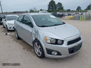 2016 Chevrolet Sonic LTZ with VIN 1G1JE5SB8G4150449, listed as a IAAI auction lot 41864797 with 125,220 mi miles. Bid and sale history available at carsss.com. Image 1.