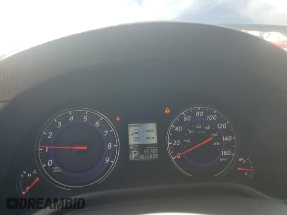 2009 Infiniti G37 with VIN JNKCV66E89M722745, listed as a Copart auction lot 52280805 with 85,787 mi miles and Salvage Title. Bid and sale history available at DreamBid. Image 9.
