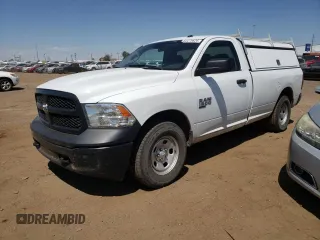 2021 Ram 1500 Tradesman with VIN 3C6JR7DG1MG527354, listed as a Copart auction lot 62275624 with 41,312 mi miles and Salvage title. Bid and sale history available at DreamBid. Image 1.