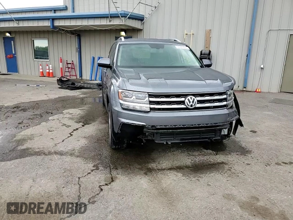 2019 Volkswagen Atlas SE with VIN 1V2DR2CA2KC537413, listed as a Copart auction lot 55360555 with 81,797 mi miles and Salvage title. Bid and sale history available at DreamBid. Image 15.