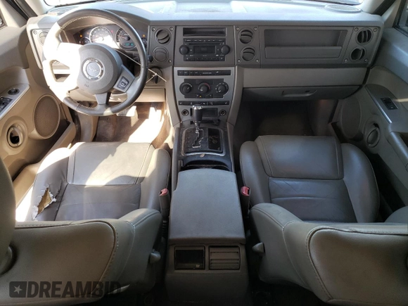 2006 Jeep Commander with VIN 1J8HH48K96C276752, listed as a Copart auction lot 49312975 with 138,846 mi miles and Salvage title. Bid and sale history available at DreamBid. Image 8.