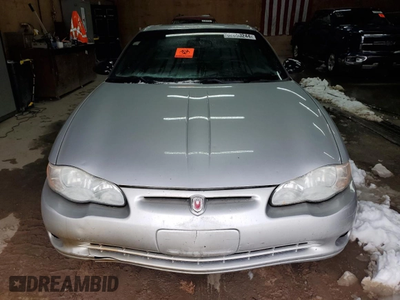 2002 Chevrolet Monte Carlo SS with VIN 2G1WX15K329353677, listed as a Copart auction lot 82090244 with 0 mi miles and Clean Title. Bid and sale history available at carsss.com. Image 5.