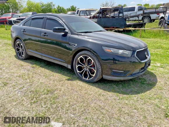 2013 Ford Taurus SHO z VIN 1FAHP2KT6DG144172, wystawiony jako Copart lot #54102495 z przebiegiem Nie podano mil oraz Czysty tytuł • Clean title. Historia ofert i sprzedaży dostępna na DreamBid. Obrazek 1.