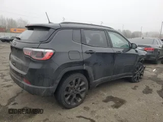 2021 Jeep Compass 80th Anniversary with VIN 3C4NJDEB0MT594957, listed as a Copart auction lot 88658715 with 87,360 mi miles and Salvage title. Bid and sale history available at DreamBid. Image 3.