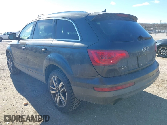 2010 Audi Q7 Premium Plus with VIN WA1LYAFE7AD003383, listed as a IAAI auction lot 41346755 with 264,576 mi miles and . Bid and sale history available at DreamBid. Image 3.