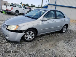 2006 Kia Spectra EX with VIN KNAFE121865239151, listed as a Copart auction lot 67760664 with 133,146 mi miles and Clean Title. Bid and sale history available at carsss.com. Image 1.
