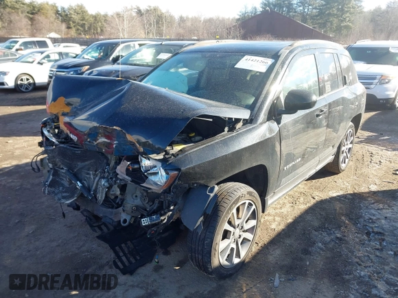2016 Jeep Compass High Altitude Edition with VIN 1C4NJDEB8GD550196, listed as a IAAI auction lot 41421266 with 70,927 mi miles. Bid and sale history available at carsss.com. Image 16.