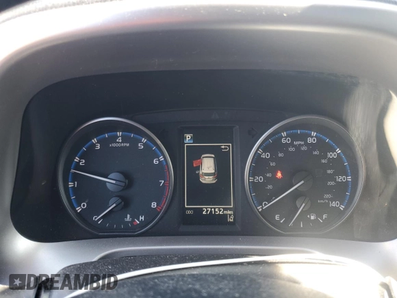 2017 Toyota RAV4 LE with VIN JTMBFREV8HJ702069, listed as a Copart auction lot 48809205 with 27,152 mi miles and Salvage Title. Bid and sale history available at carsss.com. Image 9.