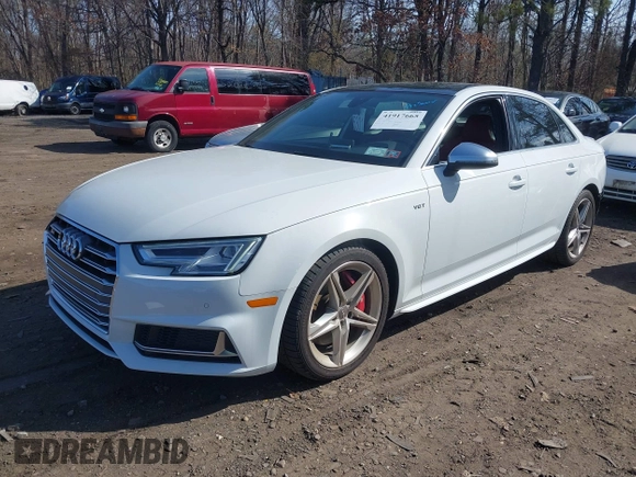 2018 Audi S4 Premium Plus with VIN WAUB4AF47JA097493, listed as a IAAI auction lot 41917665 with 76,132 mi miles. Bid and sale history available at carsss.com. Image 19.
