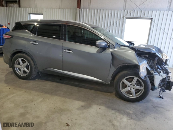 2015 Nissan Murano SV with VIN 5N1AZ2MG5FN247776, listed as a Copart auction lot 85752614 with 134,844 mi miles and Salvage Title. Bid and sale history available at carsss.com. Image 4.