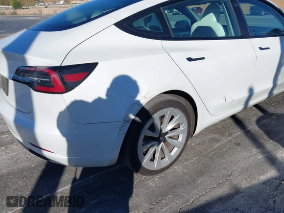 2023 Tesla Model 3 with VIN 5YJ3E1EAXPF486639, listed as a IAAI auction lot 41387797 with 18,603 mi miles and . Bid and sale history available at carsss.com. Image 6.