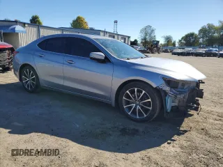 2015 Acura TLX V6 Tech with VIN 19UUB3F5XFA007378, listed as a Copart auction lot 75168544 with 105,308 mi miles and Salvage Title. Bid and sale history available at carsss.com. Image 4.