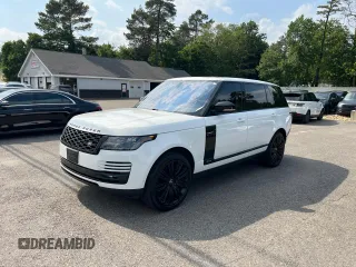 2018 Land Rover Range Rover z VIN SALGS5RE9JA394381, wystawiony jako Copart lot #60938815 z przebiegiem 104 207 mil mil oraz Czysty tytuł • Clean title. Historia ofert i sprzedaży dostępna na DreamBid. Obrazek 2.