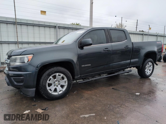 2018 Chevrolet Colorado 4WD LT with VIN 1GCGTCEN5J1143159, listed as a Copart auction lot 54448875 with 119,605 mi miles and Salvage title. Bid and sale history available at DreamBid. Image 1.