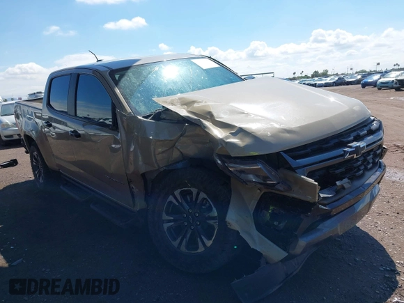 2022 Chevrolet Colorado 4WD Z71 with VIN 1GCGTDEN9N1277524, listed as a IAAI auction lot 42386037 with 15,994 mi miles and . Bid and sale history available at DreamBid. Image 1.