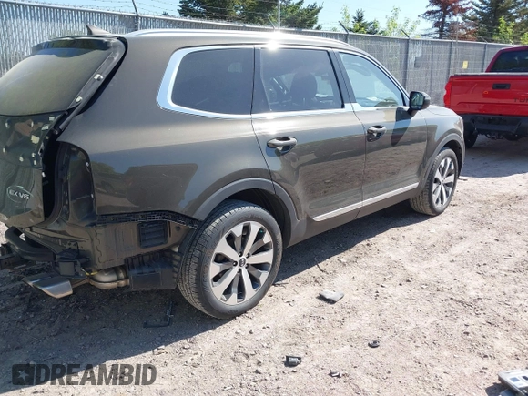 2021 Kia Telluride EX with VIN 5XYP3DHC9MG113716, listed as a IAAI auction lot 42200746 with 60,507 mi miles and . Bid and sale history available at DreamBid. Image 4.