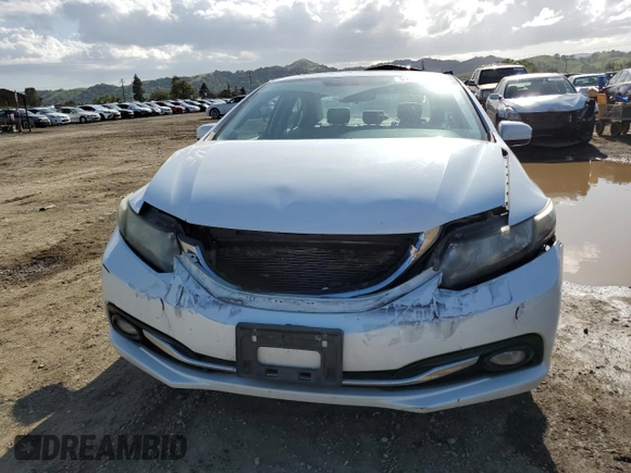 2015 Honda Civic Sedan EX-L with VIN 19XFB2F94FE218657, listed as a Copart auction lot 51828095 with 218,179 mi miles and Salvage Title. Bid and sale history available at carsss.com. Image 5.