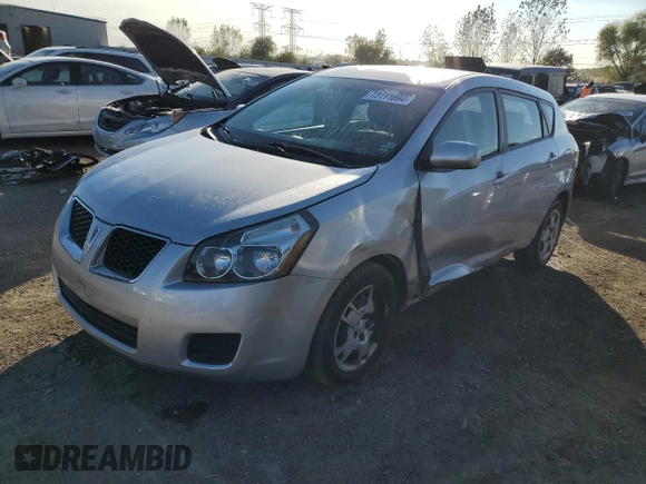 2010 Pontiac Vibe w/1SB with VIN 5Y2SP6E09AZ406744, listed as a Copart auction lot 73111894 with 82,019 mi miles and Salvage Title. Bid and sale history available at carsss.com. Image 1.