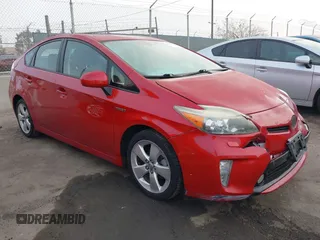 2012 Toyota Prius One with VIN JTDKN3DU5C5429246, listed as a IAAI auction lot 41198424 with 187,224 mi miles. Bid and sale history available at carsss.com. Image 1.
