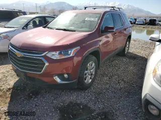2018 Chevrolet Traverse LT Cloth with VIN 1GNEVGKW5JJ129825, listed as a Copart auction lot 47247705 with 89,580 mi miles and Salvage Title. Bid and sale history available at carsss.com. Image 1.