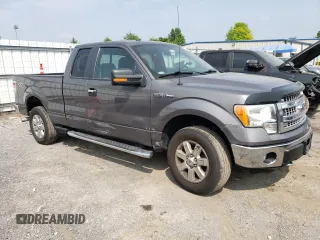 2013 Ford F-150 XL with VIN 1FTFX1EF8DKD72110, listed as a Copart auction lot 58377165 with 58,507 mi miles and Salvage title. Bid and sale history available at DreamBid. Image 4.