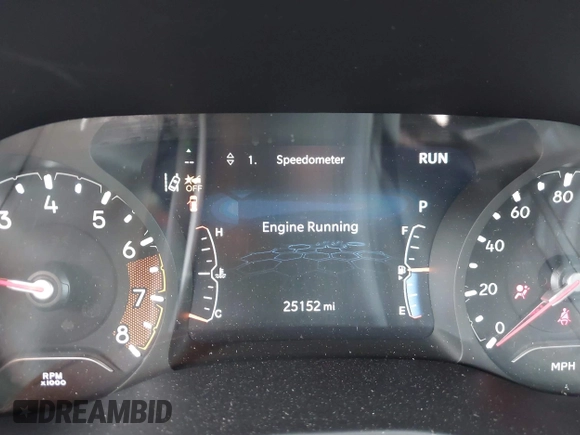 2024 Jeep Compass Trailhawk with VIN 3C4NJDDN2RT602771, listed as a IAAI auction lot 42462793 with 25,152 mi miles and . Bid and sale history available at DreamBid. Image 7.