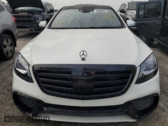 2020 Mercedes-Benz S 65 AMG with VIN W1KUG7KB5LA530117, listed as a Copart auction lot 75060394 with Not provided miles and Salvage title. Bid and sale history available at DreamBid. Image 5.