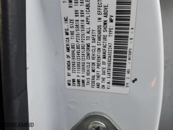 2012 Acura RDX Tech Pkg with VIN 5J8TB1H56CA002347, listed as a Copart auction lot 75810174 with 144,766 mi miles and Salvage Title. Bid and sale history available at carsss.com. Image 12.
