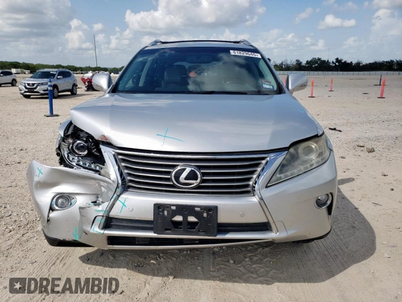 2013 Lexus RX 350 with VIN JTJZK1BA0D2009513, listed as a Copart auction lot 61829645 with 166,001 mi miles and Salvage title. Bid and sale history available at DreamBid. Image 5.