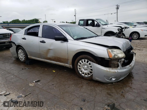 2008 Mitsubishi Galant DE with VIN 4A3AB26F98E012343, listed as a Copart auction lot 68903454 with 244,550 mi miles and Salvage Title. Bid and sale history available at carsss.com. Image 4.
