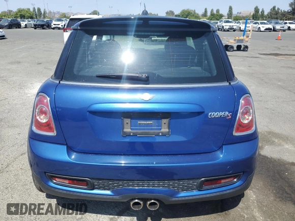2013 MINI Hardtop S with VIN WMWSV3C53DT391200, listed as a Copart auction lot 59903365 with 48,654 mi miles and Salvage title. Bid and sale history available at DreamBid. Image 6.