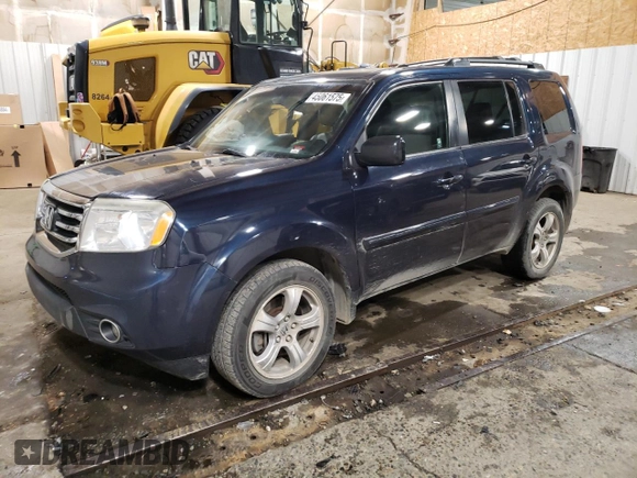 2012 Honda Pilot EX-L with VIN 5FNYF4H51CB079306, listed as a Copart auction lot 46142155 with 197,404 mi miles and Salvage Title. Bid and sale history available at DreamBid. Image 1.