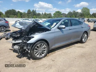 2015 Hyundai Genesis 3.8L z VIN KMHGN4JEXFU087288, wystawiony jako Copart lot #55615035 z przebiegiem 90 162 mil mil oraz Szkoda całkowita • Salvage title. Historia ofert i sprzedaży dostępna na DreamBid. Obrazek 1.