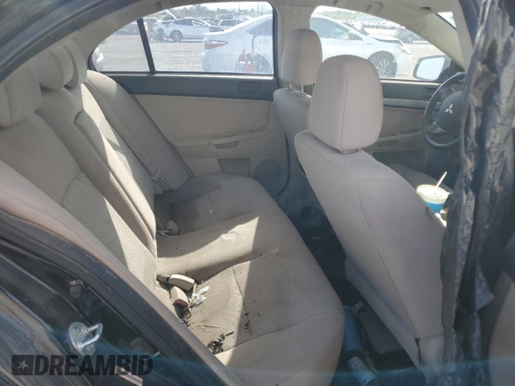 2008 Mitsubishi Lancer DE with VIN JA3AU26U98U009233, listed as a Copart auction lot 58569415 with Not provided miles and Clean title. Bid and sale history available at DreamBid. Image 10.