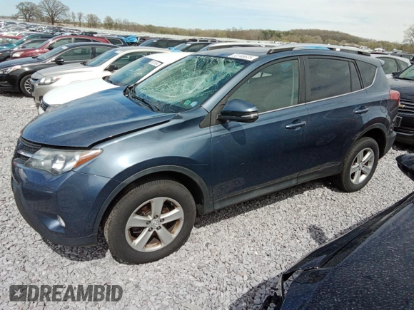 2014 Toyota RAV4 XLE with VIN 2T3RFREV5EW202771, listed as a Copart auction lot 53746625 with 232,035 mi miles and Non Repairable. Bid and sale history available at carsss.com. Image 1.