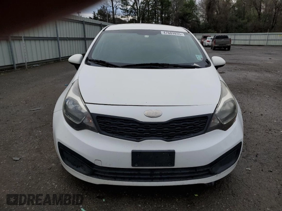 2016 Kia Rio LX with VIN KNADM4A35G6621955, listed as a Copart auction lot 47603935 with 73,766 mi miles and Salvage Title. Bid and sale history available at carsss.com. Image 5.