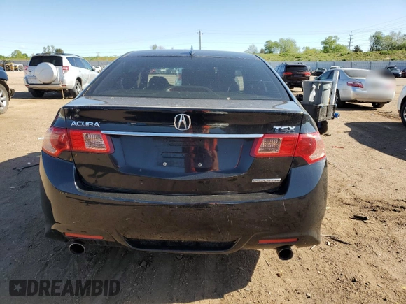 2012 Acura TSX Special Edition with VIN JH4CU2F85CC003701, listed as a Copart auction lot 89129185 with 169,545 mi miles and Salvage title. Bid and sale history available at DreamBid. Image 6.