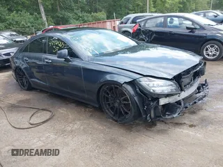 2013 Mercedes-Benz CLS 550 with VIN WDDLJ9BB5DA065591, listed as a IAAI auction lot 42424265 with 187,871 mi miles and . Bid and sale history available at DreamBid. Image 1.