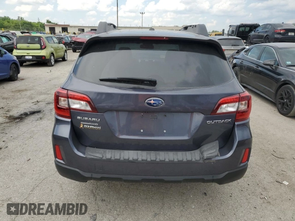 2015 Subaru Outback Premium with VIN 4S4BSBFC0F3323886, listed as a Copart auction lot 61838165 with Not provided miles and Salvage title. Bid and sale history available at DreamBid. Image 6.
