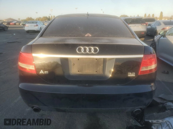 2007 Audi A6 3.2L with VIN WAUDH74FX7N072674, listed as a Copart auction lot 72898144 with 118,317 mi miles and Clean Title. Bid and sale history available at carsss.com. Image 6.