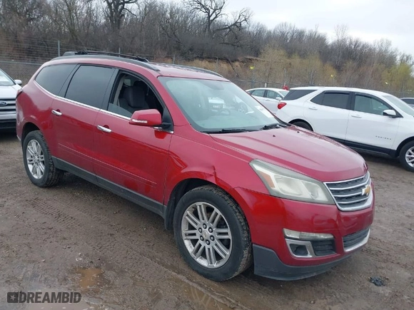 2014 Chevrolet Traverse LT with VIN 1GNKRGKDXEJ326811, listed as a IAAI auction lot 42006727 with 190,612 mi miles. Bid and sale history available at carsss.com. Image 1.