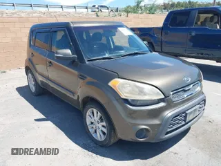 2012 Kia Soul + with VIN KNDJT2A65C7454931, listed as a IAAI auction lot 41963654 with 353,649 mi miles. Bid and sale history available at carsss.com. Image 1.