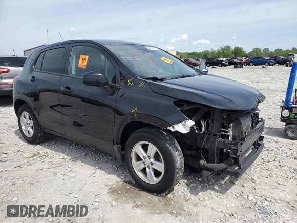 2020 Chevrolet Trax LS with VIN KL7CJKSB5LB087839, listed as a Copart auction lot 54225605 with 114,619 mi miles and Salvage title. Bid and sale history available at DreamBid. Image 4.