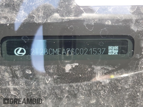 2025 Lexus RX with VIN 2T2BCMEA7SC021537, listed as a Copart auction lot 49090535 with 1,242 mi miles and Salvage Title. Bid and sale history available at carsss.com. Image 13.