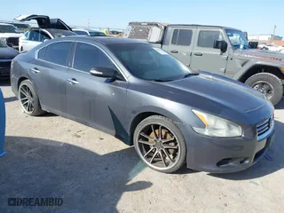 2012 Nissan Maxima 3.5 S with VIN 1N4AA5AP3CC857609, listed as a IAAI auction lot 41860181 with 158,968 mi miles. Bid and sale history available at carsss.com. Image 1.