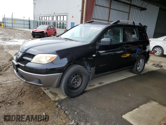2006 Mitsubishi Outlander LS with VIN JA4LX31F16U021769, listed as a Copart auction lot 85477344 with 273,846 mi miles and Salvage Title. Bid and sale history available at carsss.com. Image 1.