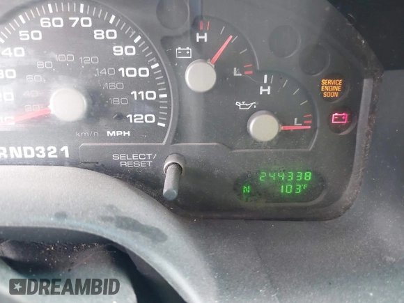 2003 Ford Explorer XLT z VIN 1FMZU73K63ZA39687, wystawiony jako IAAI lot #42647178 z przebiegiem 244 338 mil mil oraz . Historia ofert i sprzedaży dostępna na DreamBid. Obrazek 7.